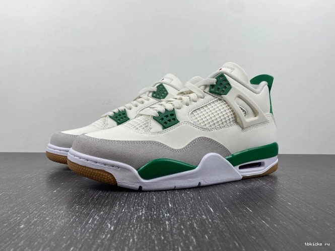 Reps TB Stretchable Jordan Retro SB 3895 Green 4 DR5415- Pine 1028